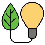 Energy Saving SVG Icon